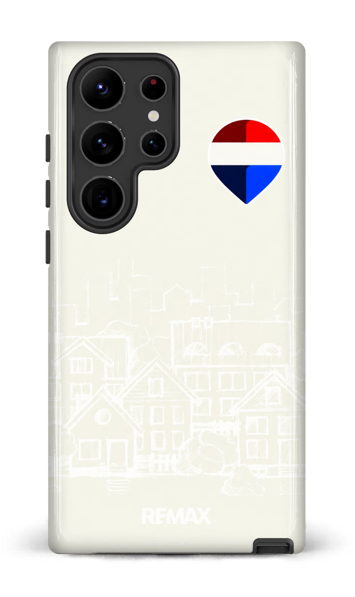 Galaxy S23 Ultra Tough Gloss Remax Sketch Beige -