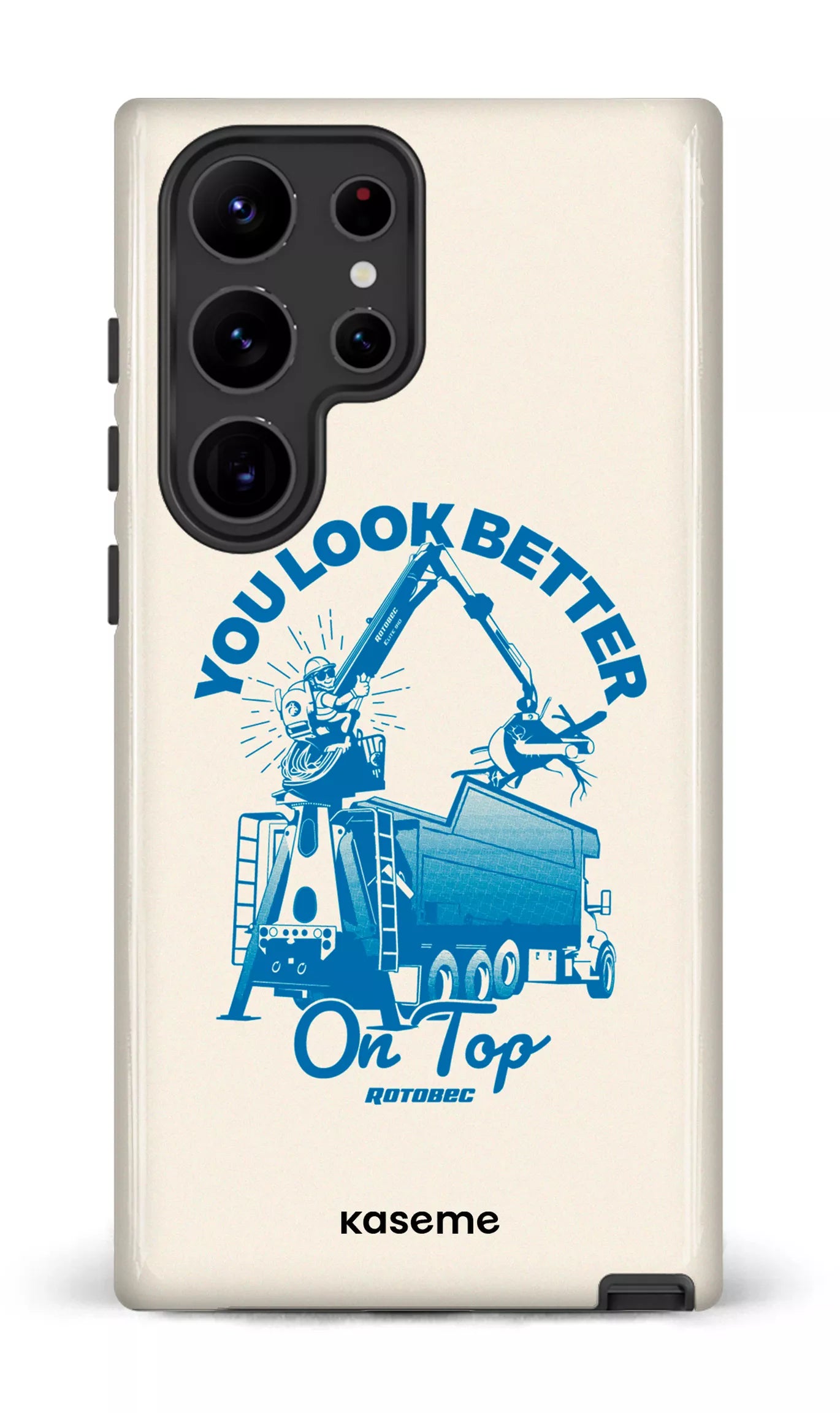 Galaxy S23 Ultra Tough Gloss Rotobec Beige -