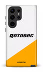 Galaxy S23 Ultra Tough Gloss Rotobec Blanc et Jaune -