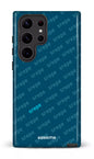 Galaxy S23 Ultra Tough Gloss SREPE Pattern Bleu x Turquoise -