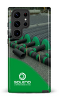Galaxy S23 Ultra Tough Gloss Soleno tuyaux vert x vague -