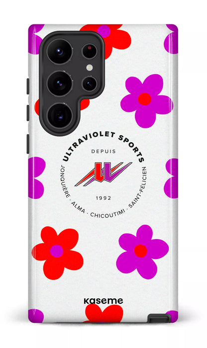 Galaxy S23 Ultra Tough Gloss UltraViolet Fleurs -