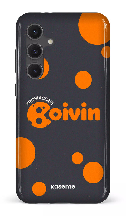 Galaxy S24FE Tough Boivin Gris x Ronds -