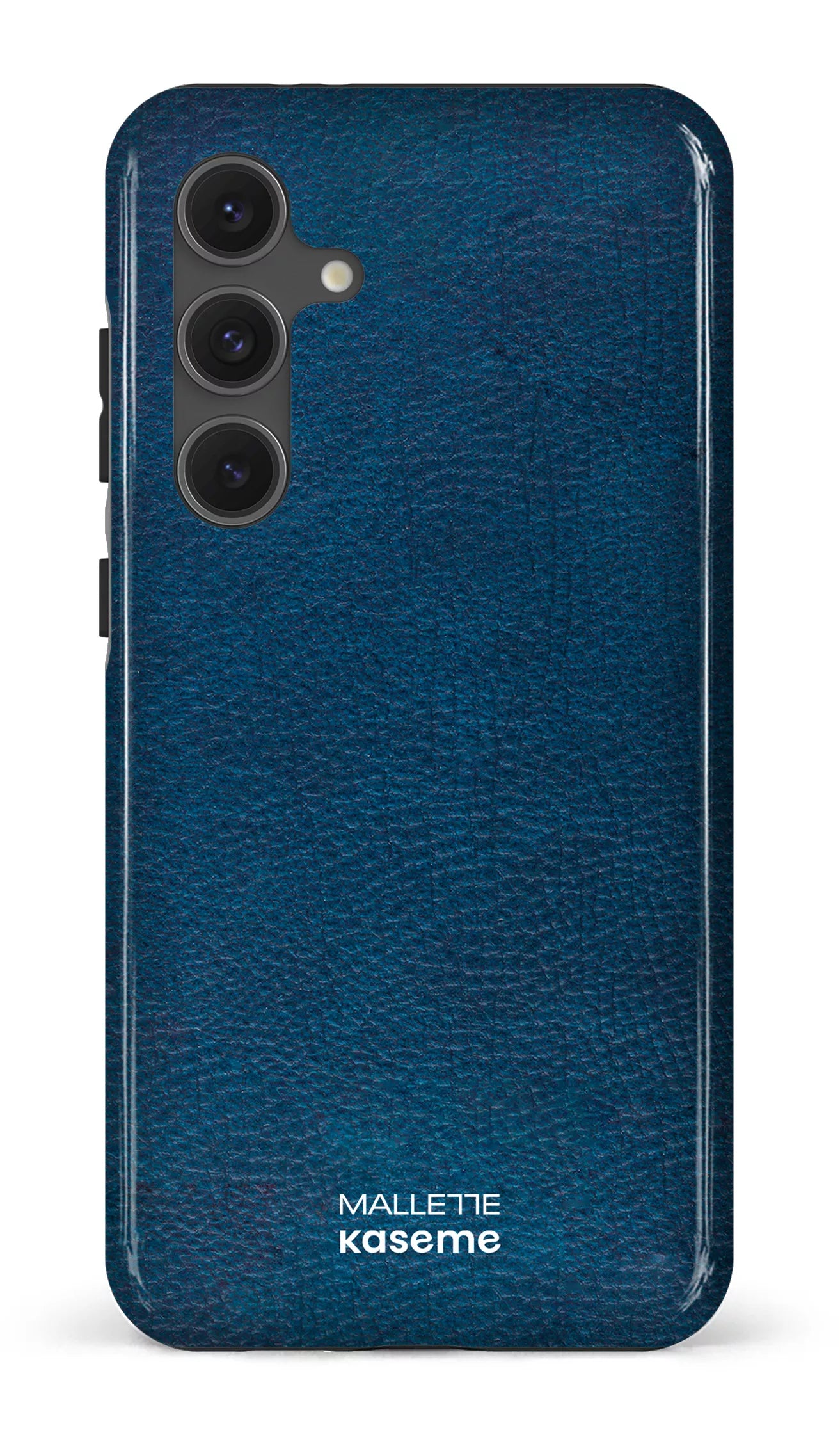 Galaxy S24FE Tough Cuir Bleu x Mallette -