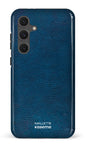 Galaxy S24FE Tough Cuir Bleu x Mallette -