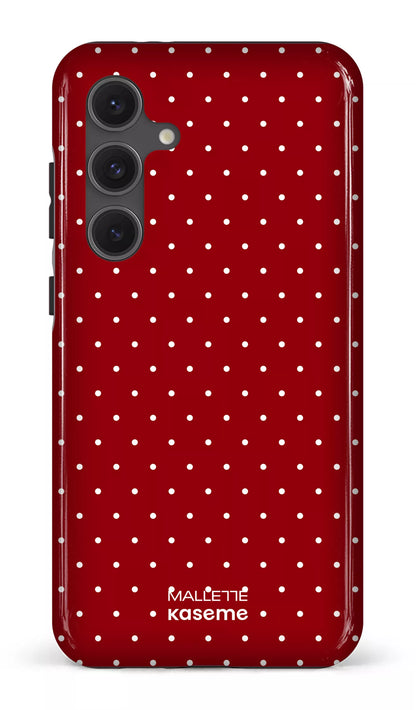 Galaxy S24FE Tough Ditsy Rouge x Mallette -