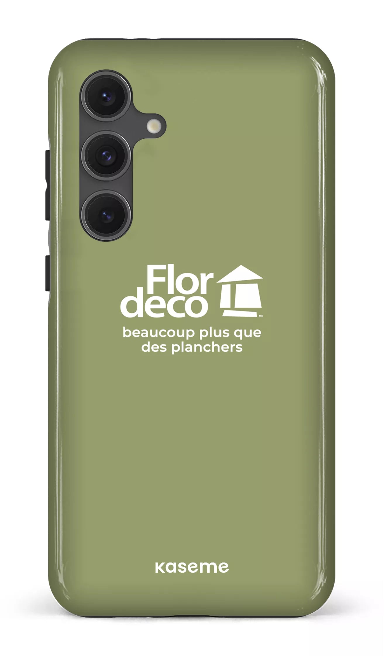 Galaxy S24FE Tough Flordeco logo Sauge -
