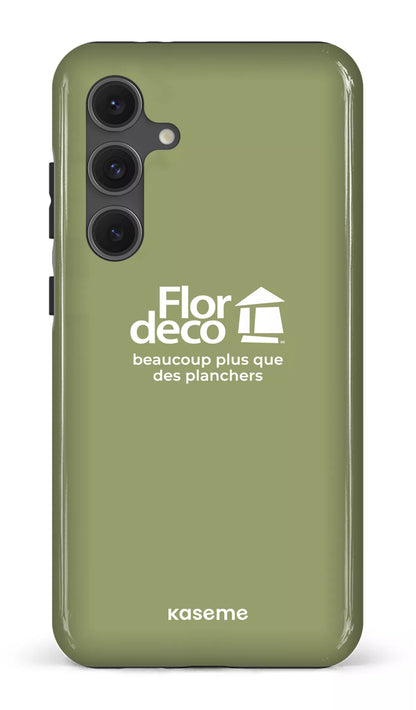 Galaxy S24FE Tough Flordeco logo Sauge -