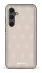 Galaxy S24FE Tough Flordeco motif grège -