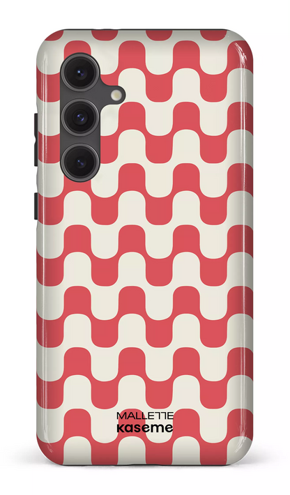 Galaxy S24FE Tough Hippy Rouge x Mallette -