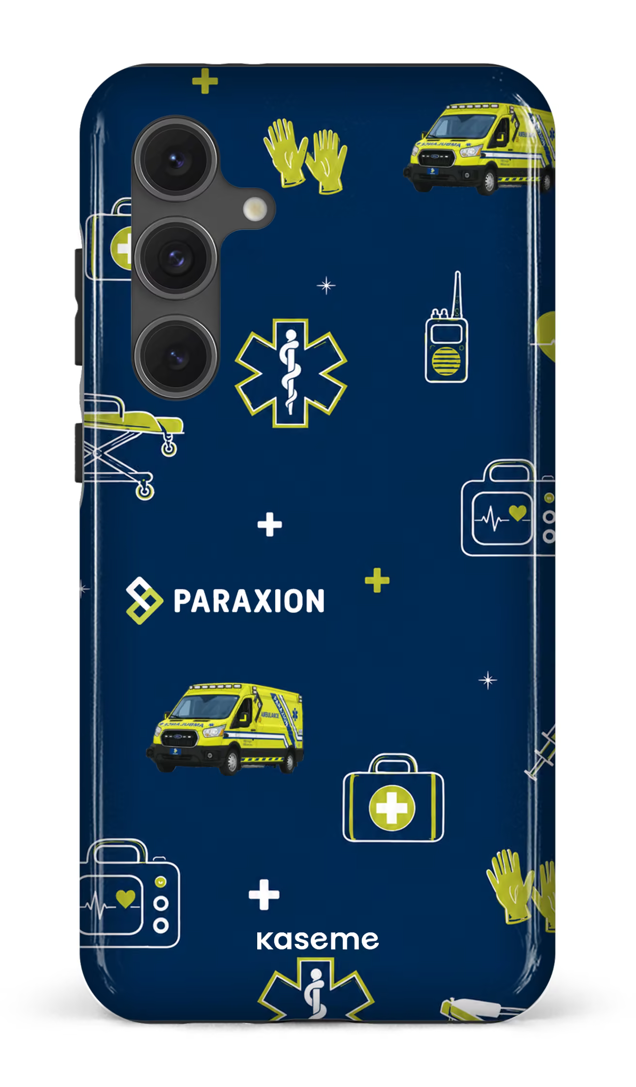 Galaxy S24FE Tough Icônes bleu Paraxion -
