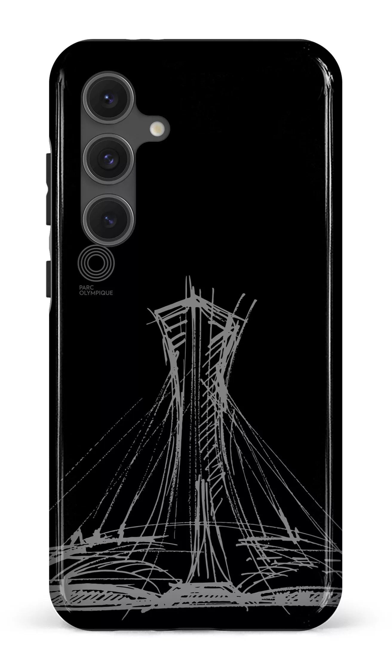 Galaxy S24FE Tough Parc Olympique - Croquis Noir -