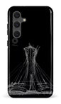 Galaxy S24FE Tough Parc Olympique - Croquis Noir -