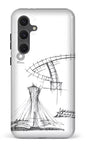 Galaxy S24FE Tough Parc Olympique - Croquis Plan Blanc -