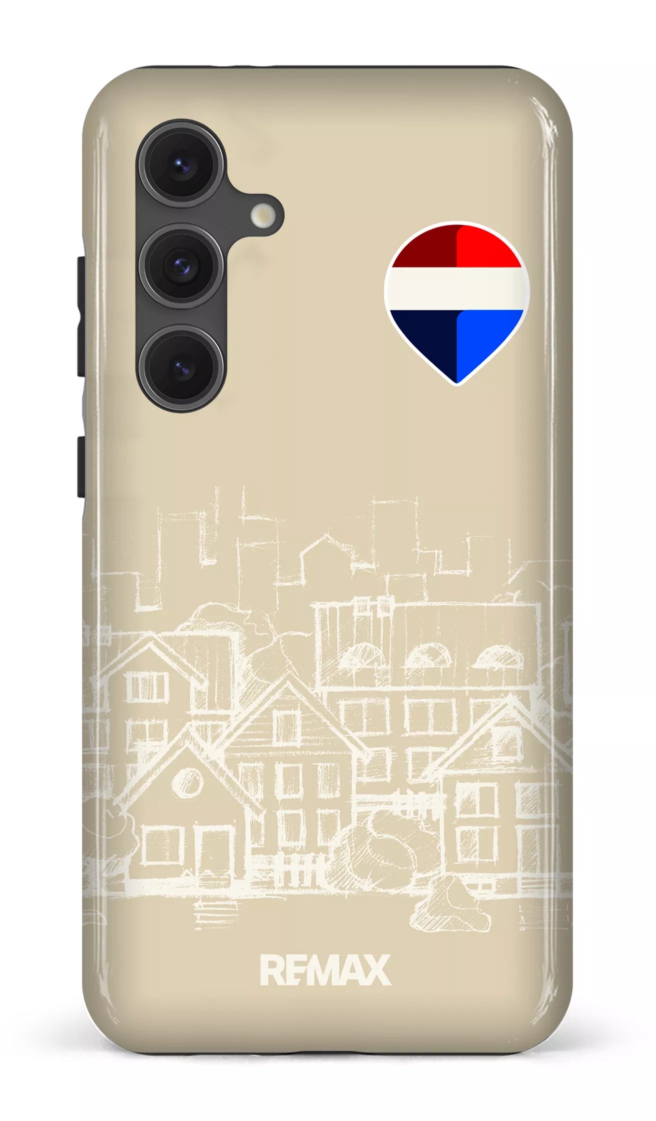 Galaxy S24FE Tough Remax Sketch Beige -