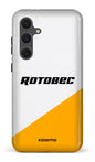 Galaxy S24FE Tough Rotobec Blanc et Jaune -