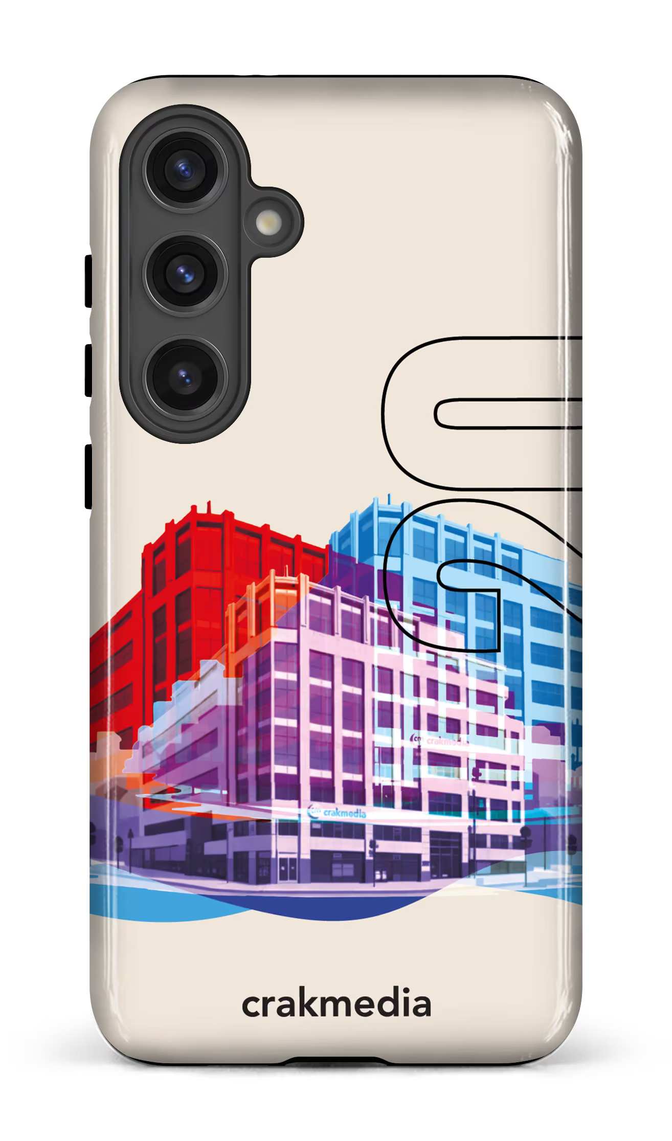 Galaxy S24 Plus Tough (Gloss) Building Crakmedia -