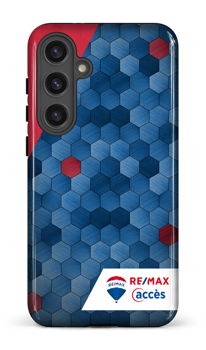 Galaxy S24 Plus Tough (Gloss) Exagones texturés -
