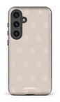 Galaxy S24 Plus Tough (Gloss) Flordeco motif grège -