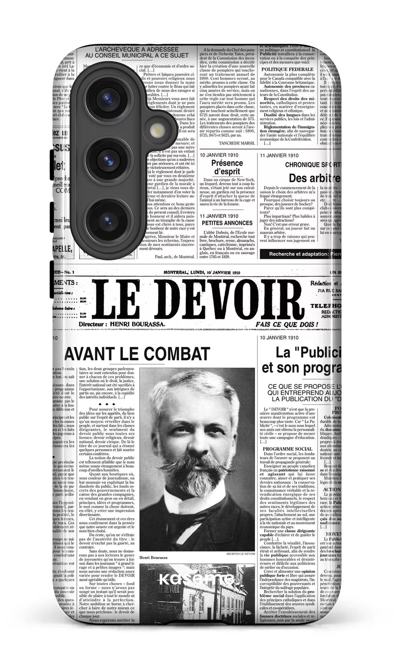 Galaxy S24 Plus Tough (Gloss) Le Devoir — Premier édito -