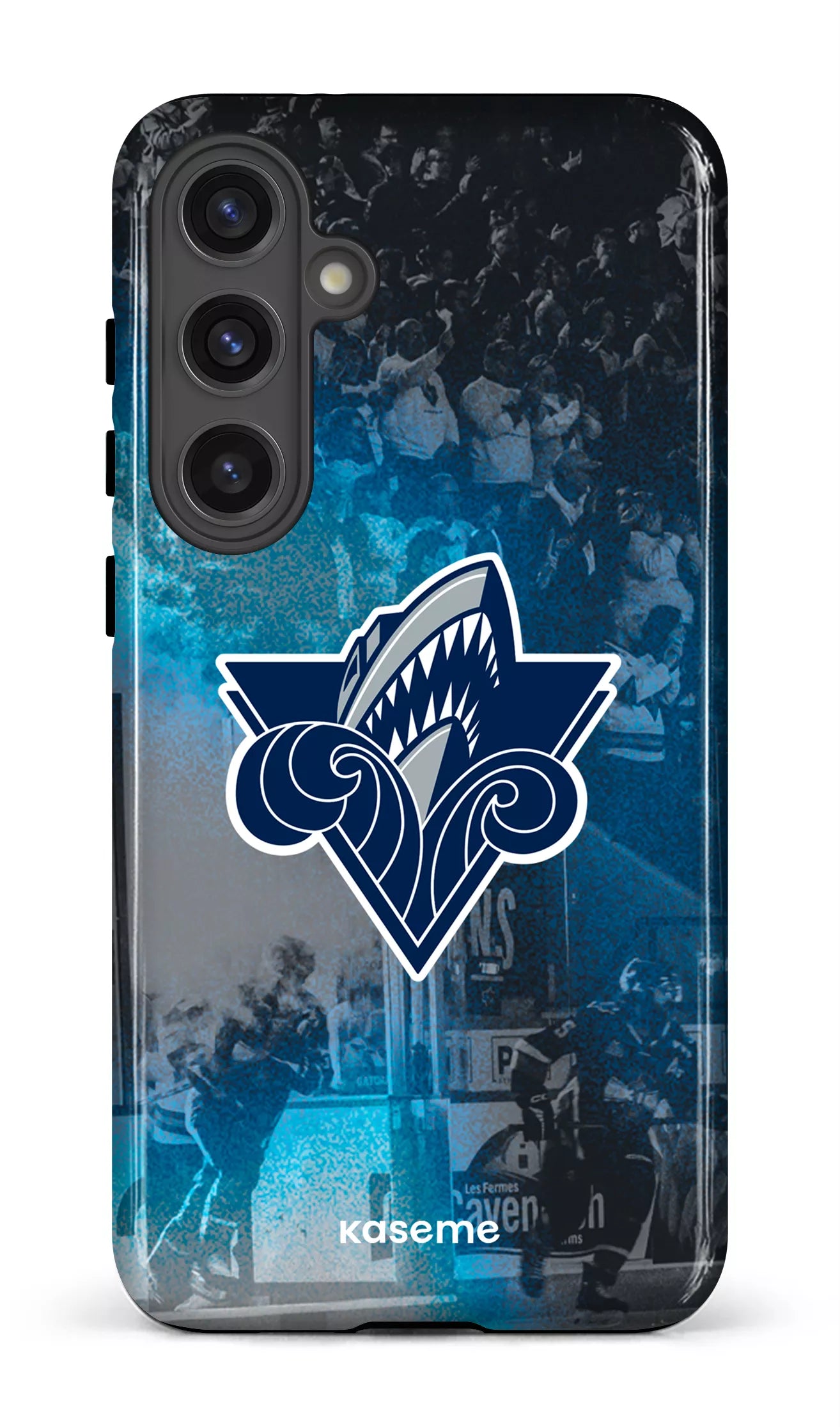 Galaxy S24 Plus Tough (Gloss) Océanic Logo & Foule -