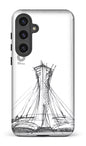 Galaxy S24 Plus Tough (Gloss) Parc Olympique - Croquis Blanc -