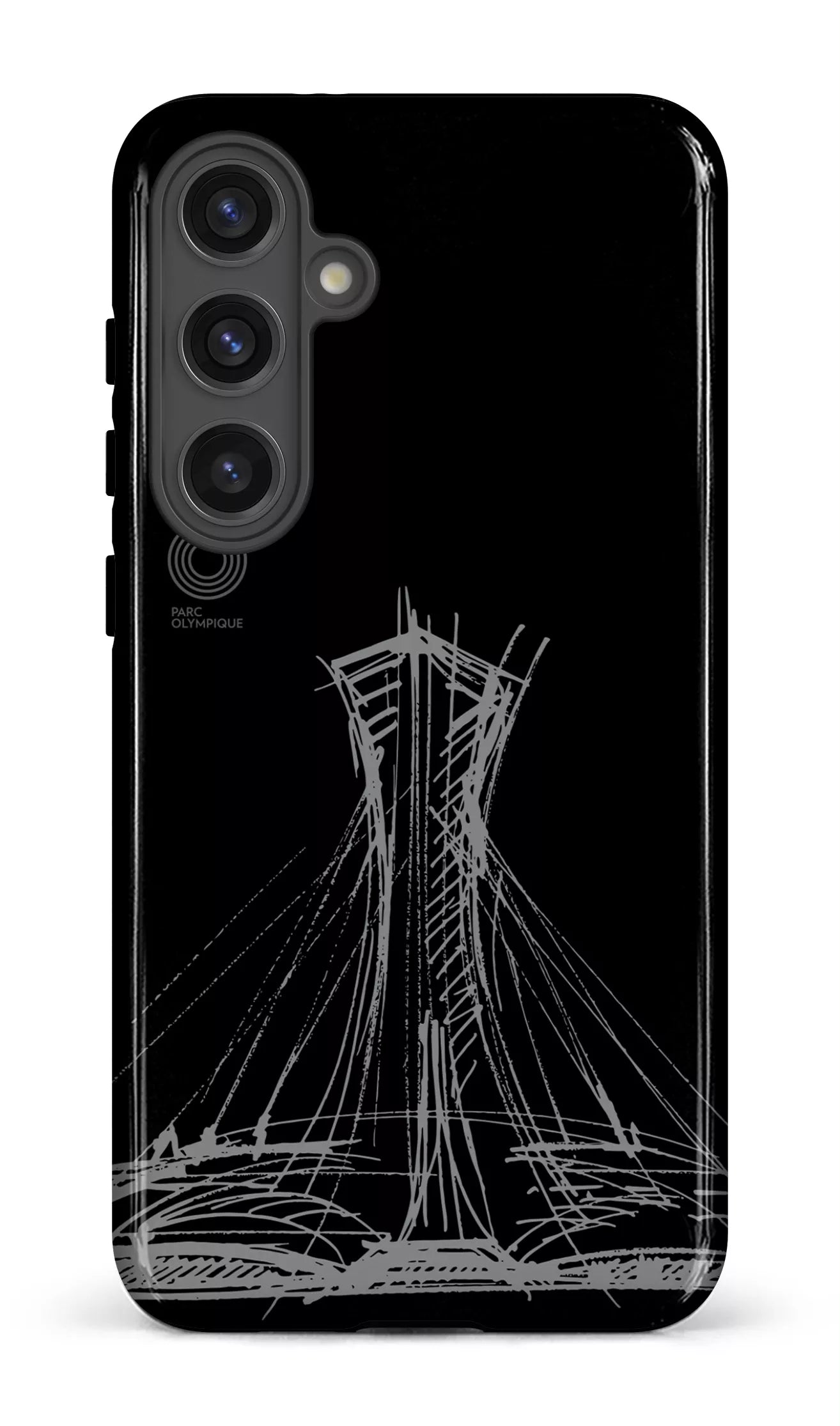 Galaxy S24 Plus Tough (Gloss) Parc Olympique - Croquis Noir -