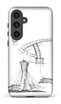 Galaxy S24 Plus Tough (Gloss) Parc Olympique - Croquis Plan Blanc -