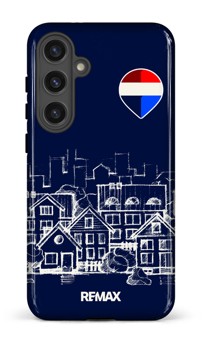 Galaxy S24 Plus Tough (Gloss) Remax Sketch Bleu -