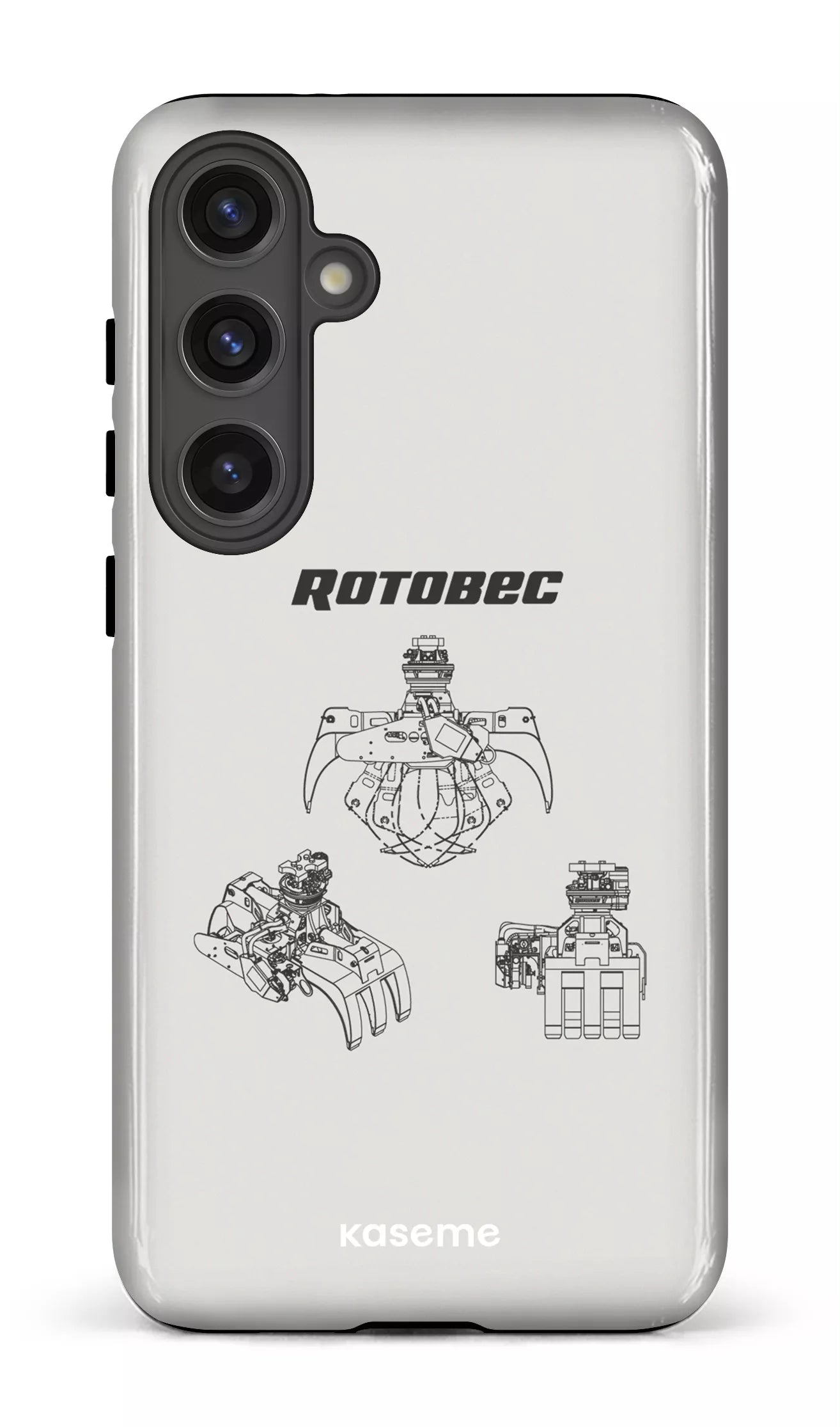 Galaxy S24 Plus Tough (Gloss) Rotobec Gris -
