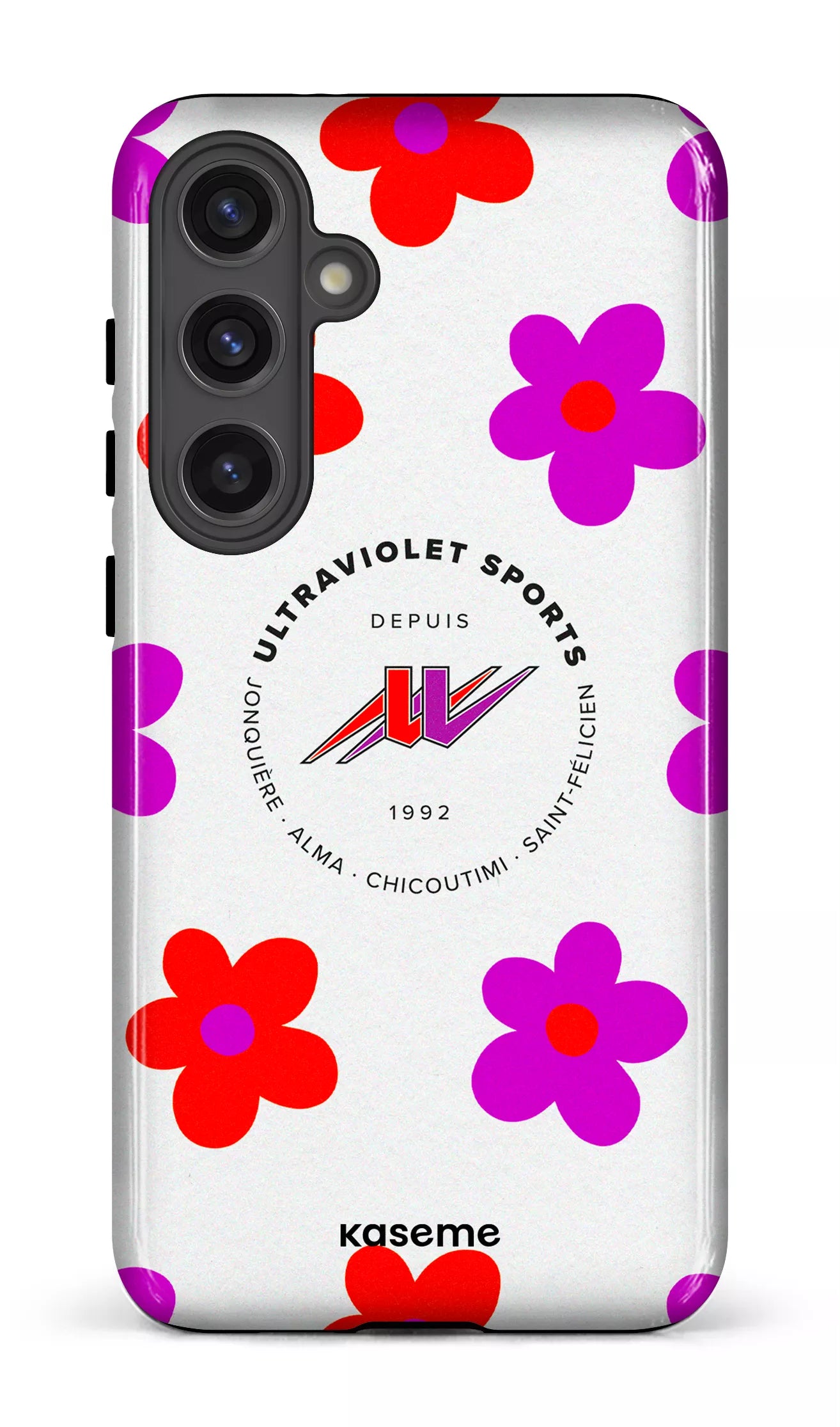 Galaxy S24 Plus Tough (Gloss) UltraViolet Fleurs -