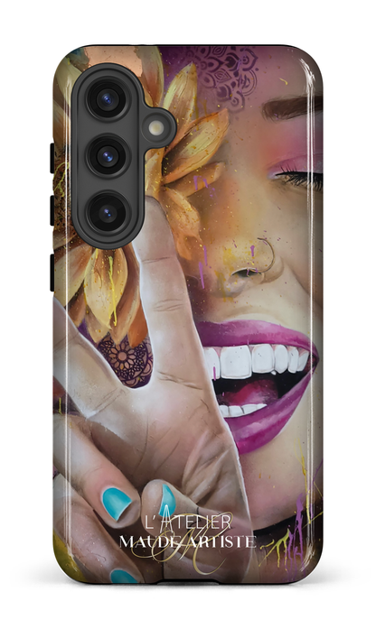 Galaxy S24 Tough (Gloss) Around Peace by Maude -