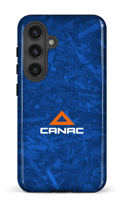Galaxy S24 Tough (Gloss) Bois bleu par Canac -