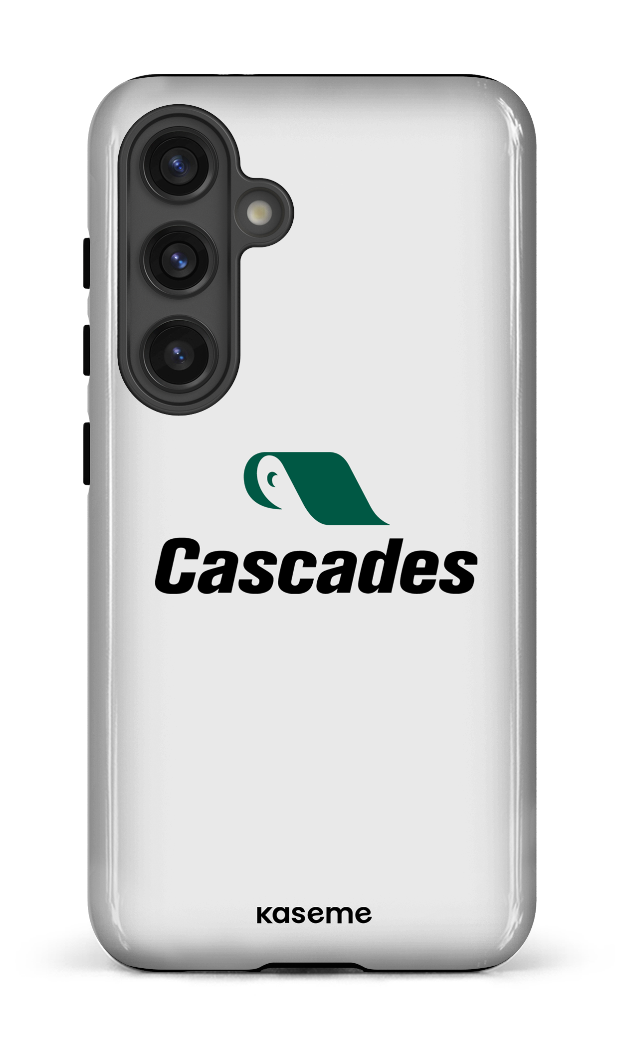 Galaxy S24 Tough (Gloss) Cascades Blanc -