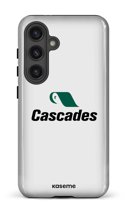 Galaxy S24 Tough (Gloss) Cascades Blanc -