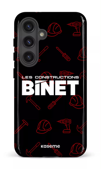 Galaxy S24 Tough (Gloss) Constructions Binet Noir -