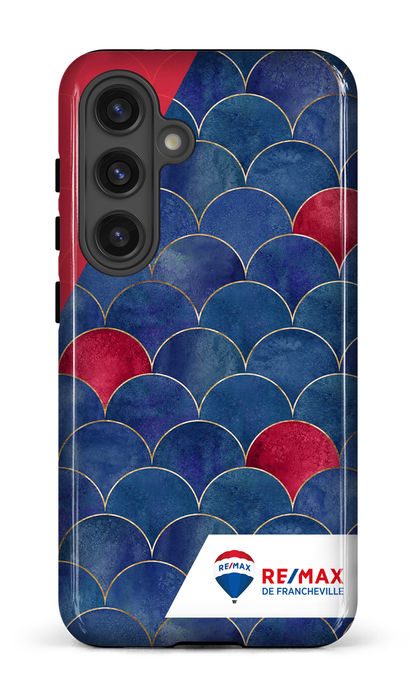 Galaxy S24 Tough (Gloss) Écailles bicolores de Francheville -