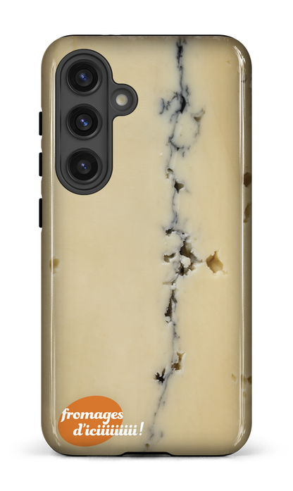 Galaxy S24 Tough (Gloss) Fromage Cendré Logo -