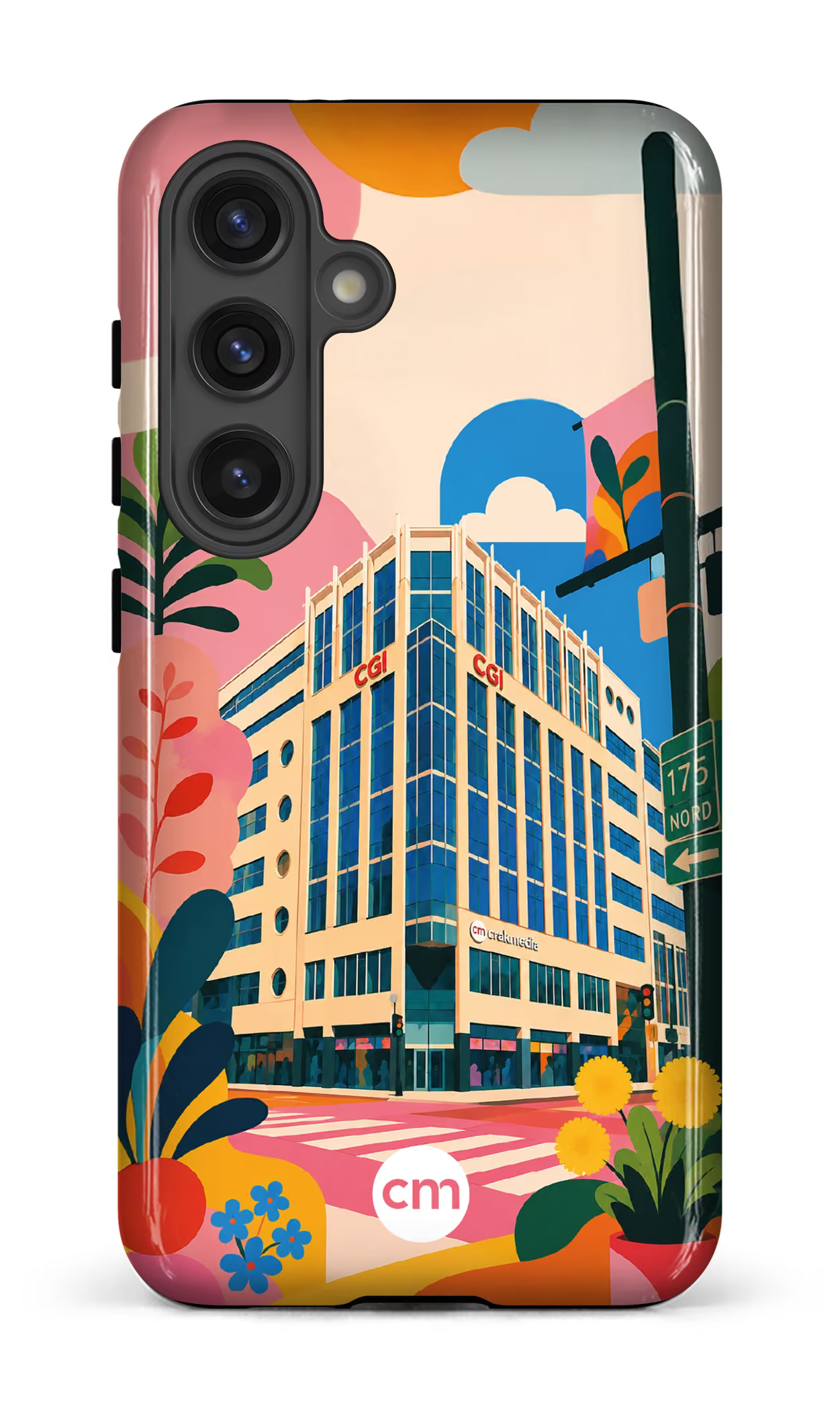 Galaxy S24 Tough (Gloss) Funky Building Crakmedia -