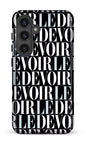 Galaxy S24 Tough (Gloss) Le Devoir — Gros logos -