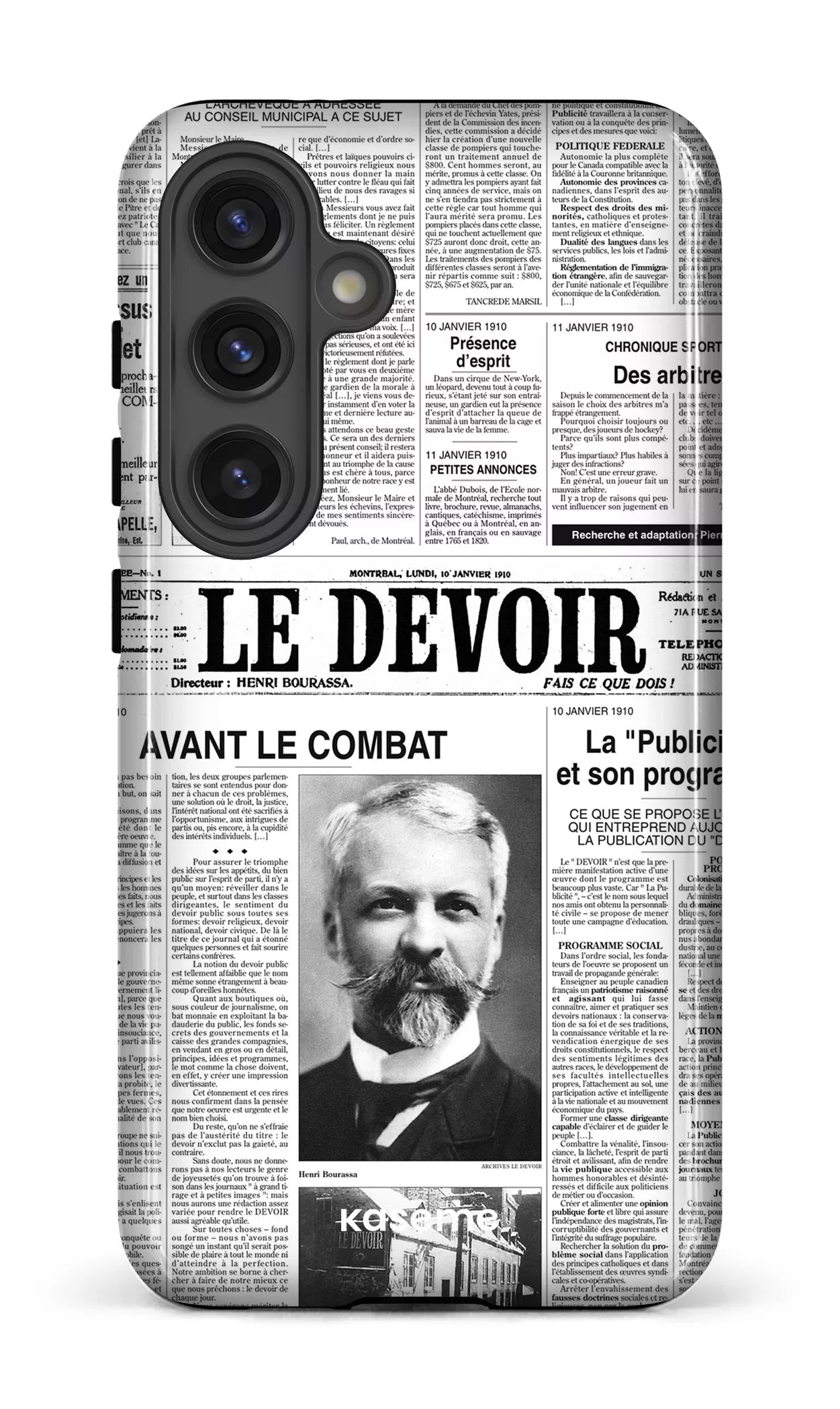 Galaxy S24 Tough (Gloss) Le Devoir — Premier édito -