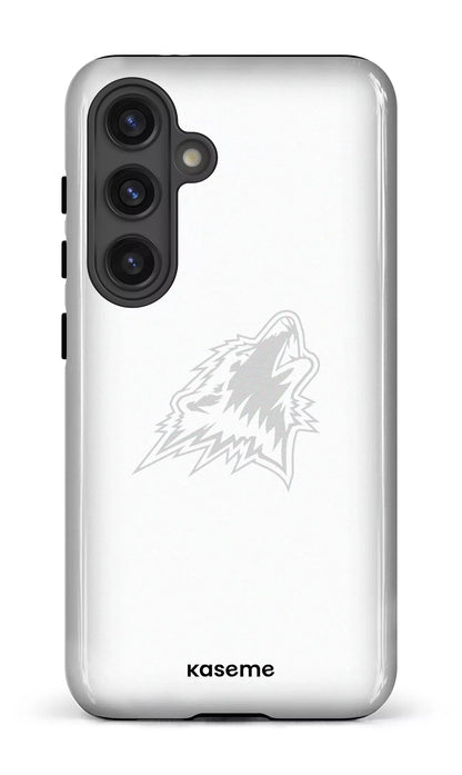 Galaxy S24 Tough (Gloss) Les Huskies Blanc -