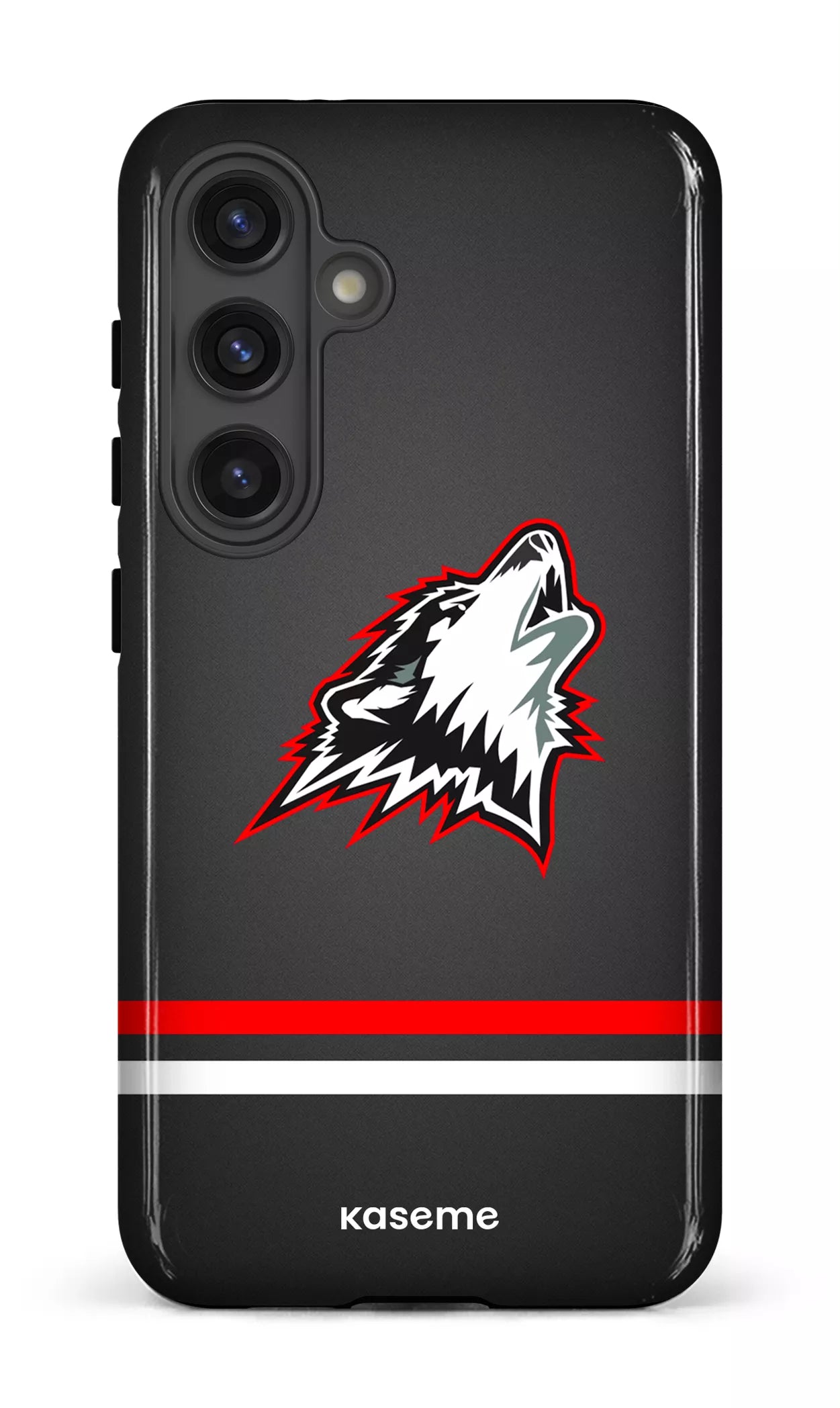 Galaxy S24 Tough (Gloss) Les Huskies Gris -
