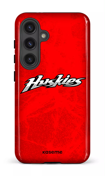 Galaxy S24 Tough (Gloss) Les Huskies Rouge -