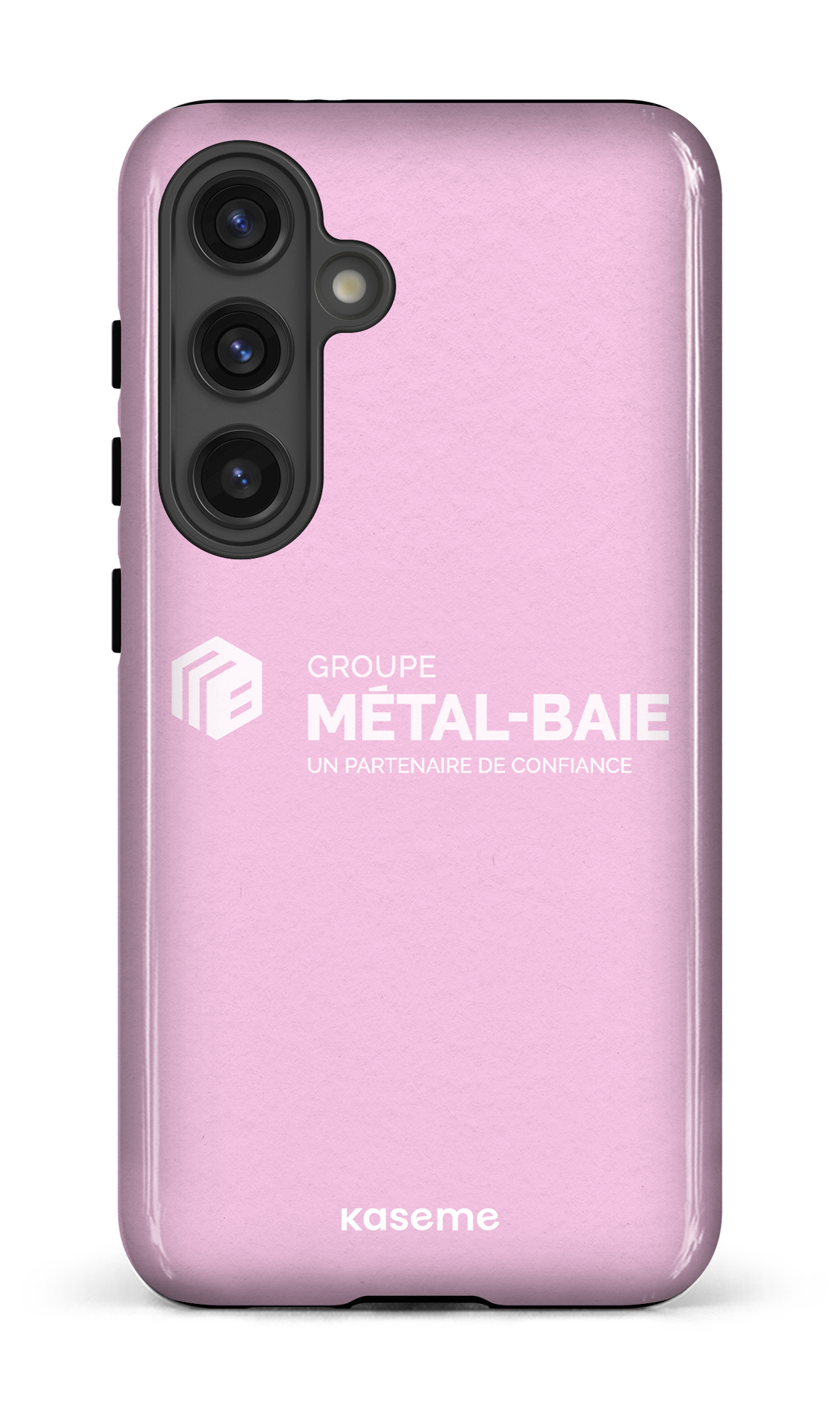 Galaxy S24 Tough (Gloss) Métal-Baie Rose -