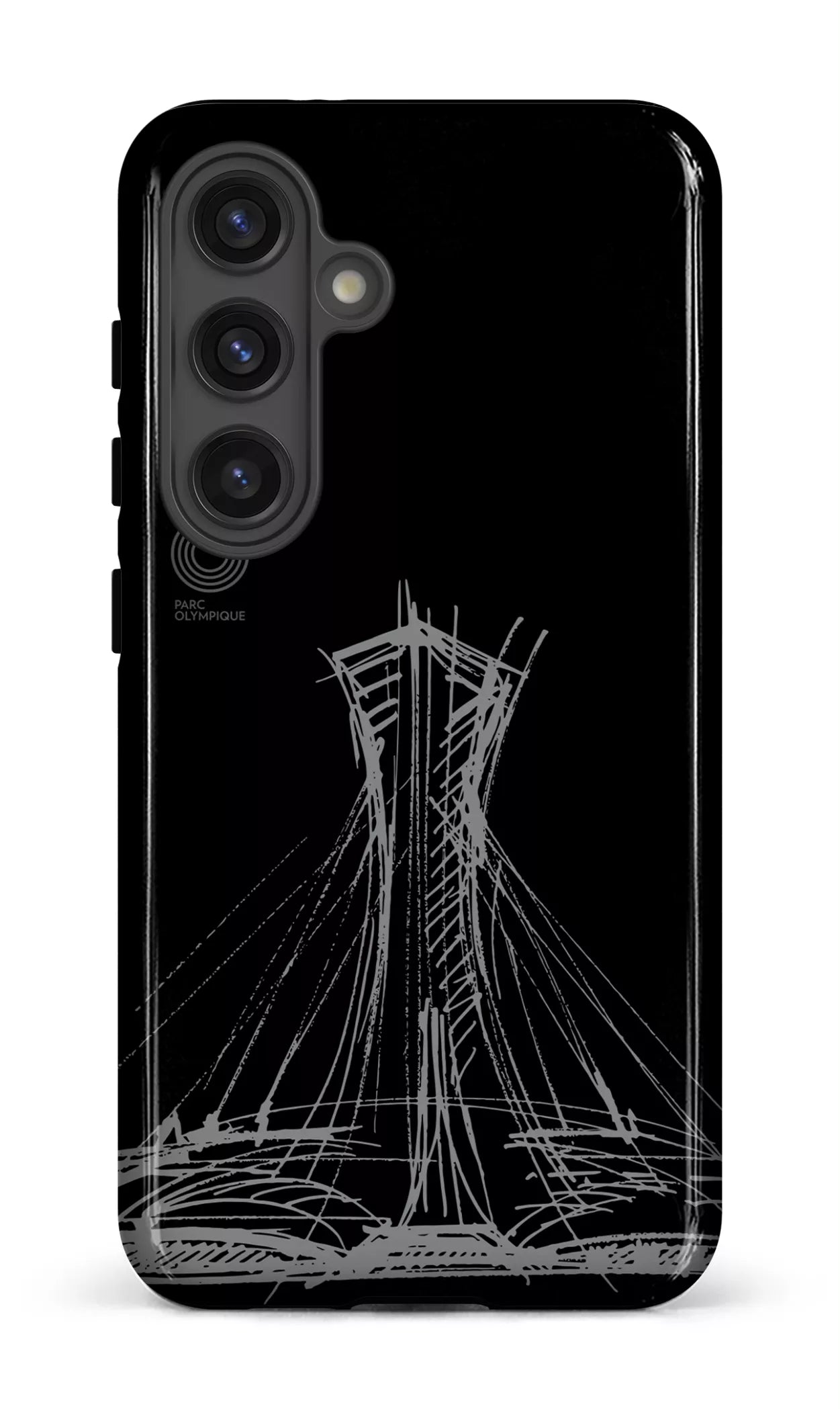 Galaxy S24 Tough (Gloss) Parc Olympique - Croquis Noir -