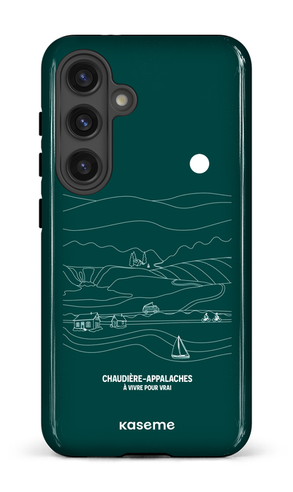 Galaxy S24 Tough (Gloss) Paysage Line Art par TCA -