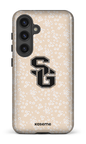 Galaxy S24 Tough (Gloss) Posy Beige x Dragons -
