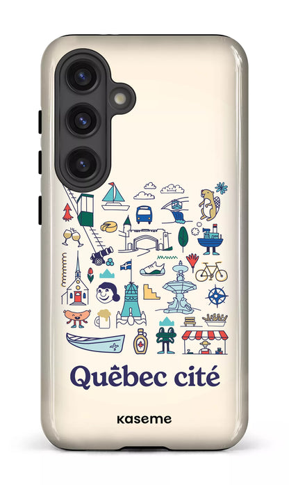 Galaxy S24 Tough (Gloss) Québec illustré -