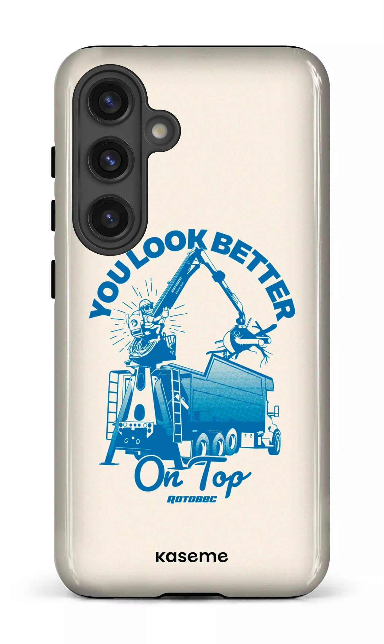 Galaxy S24 Tough (Gloss) Rotobec Beige -